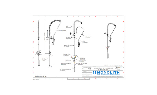 Душирующее устройство Monolith ERA Basic R0101020126
