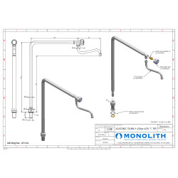 Стійка з краном для подачі води Monolith ATENA R0601010101