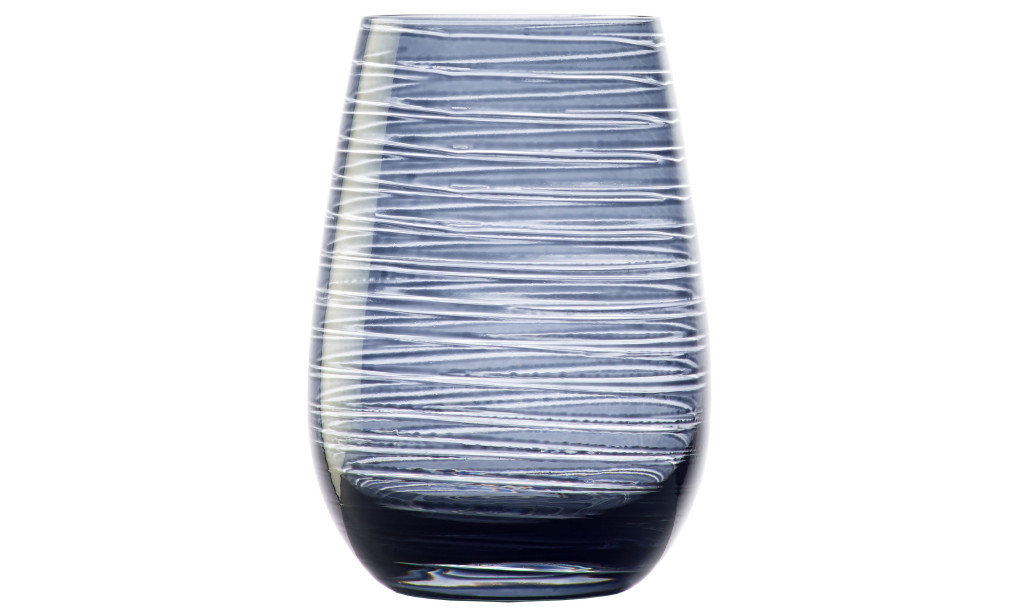 Склянка Stoelzle Twister Smoky Blue блакитна 465 мл
