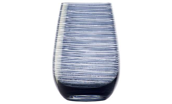 Стакан Stoelzle Twister Smoky Blue голубой 465 мл