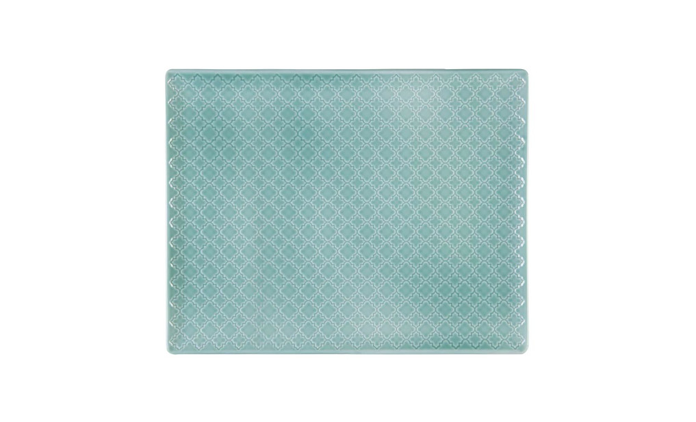 Lubiana Marrakesz Turquoise Блюдо прямокутне 240х130 мм