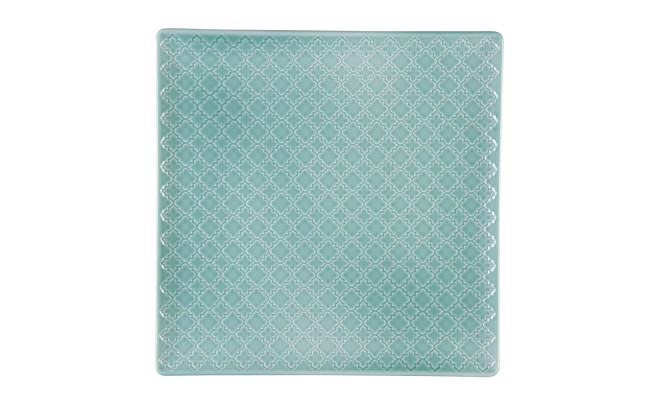 Lubiana Marrakesz Turquoise Тарелка квадратная 255x255 мм