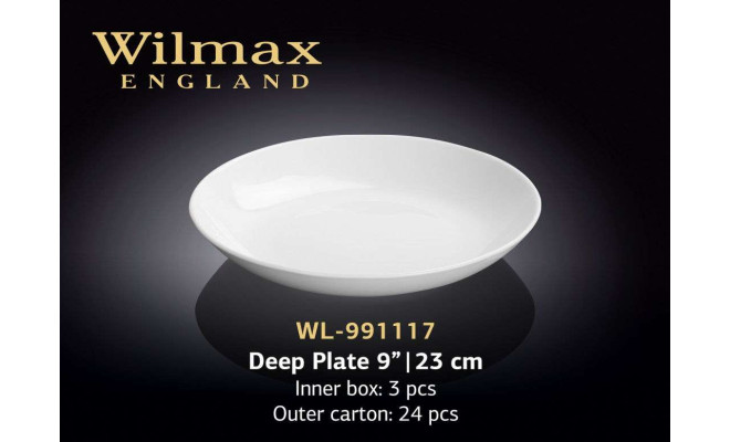 Wilmax Тарілка 1117 глибока кругла 230 мм