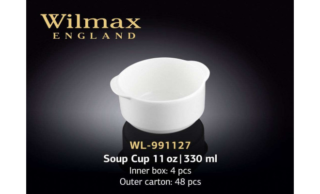 Wilmax Бульонная чашка с ушками 330 мл