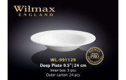 Wilmax Тарілка кругла глибока 240 мм Pro