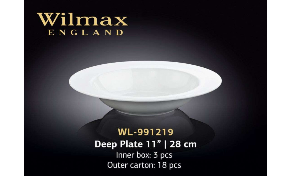 Wilmax Тарілка глибока кругла 280 мм