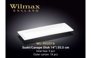 Wilmax Блюдо для суші/канапе 355 мм
