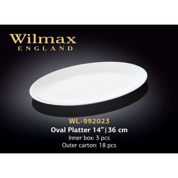 Wilmax Блюдо овальное 360 мм