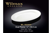 Wilmax Блюдо овальне з бортом 305 мм