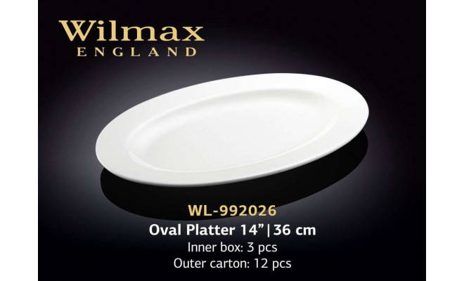 Wilmax Блюдо овальне з бортом 360 мм