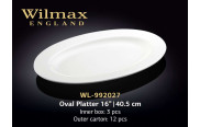 Wilmax Блюдо овальное с бортом 405 мм