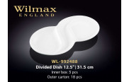 Wilmax Менажница фигурная двойная 315 мм
