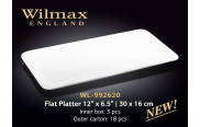 Wilmax Блюдо прямоугольное плоское 300х160 мм