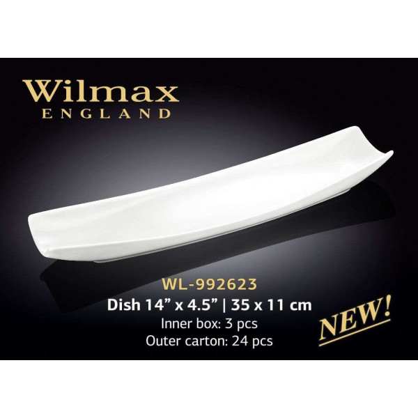 Wilmax Блюдо прямоугольное 350х110 мм