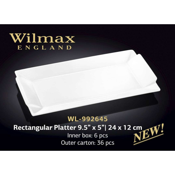 Wilmax Блюдо прямоугольное 240х120 мм