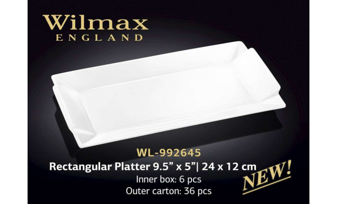 Wilmax Блюдо прямокутне 240х120 мм