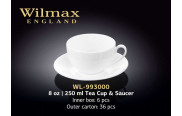Wilmax Чашка чайна з блюдцем 250 мл