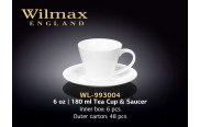 Wilmax Чашка чайна з блюдцем 180 мл