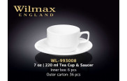 Wilmax Чашка чайна з блюдцем 3008 220 мл