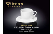 Wilmax Чашка чайна з блюдцем 220 мл