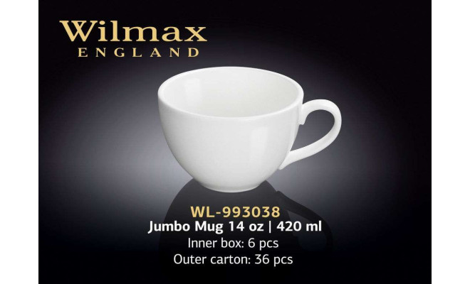 Wilmax Чашка Джамбо 420 мл