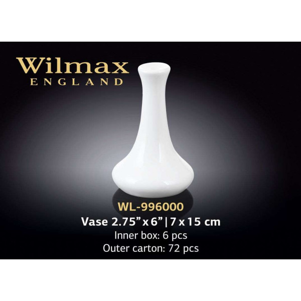 Wilmax Ваза 150х70 мм