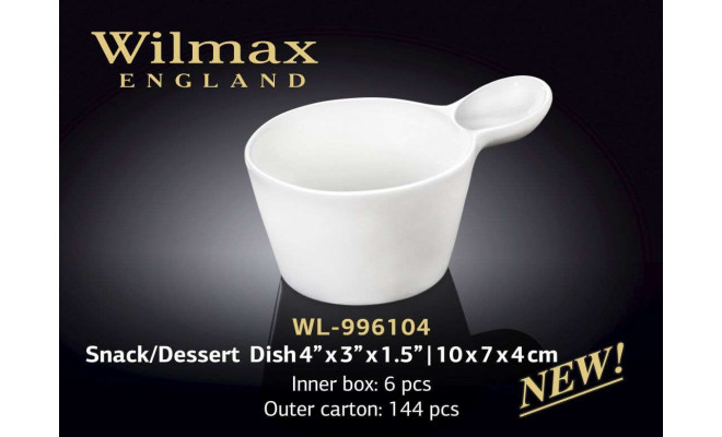 Wilmax Ємність для закусок/десерту 100х70х40 мм