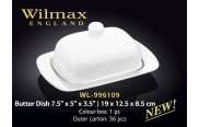Wilmax Масленка с крышкой 190х125х85 мм