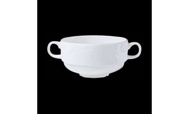 Steelite Bianco White Бульонница с ручками 285 мл