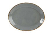 Porland Seasons Dark Gray Блюдо овальное 240 мм