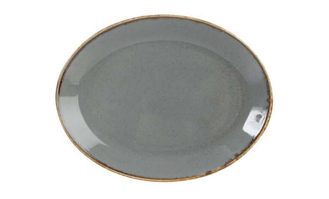 Porland Seasons Dark Gray Блюдо овальне 240 мм