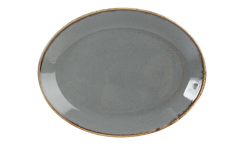 Porland Seasons Dark Gray Блюдо овальне 310 мм
