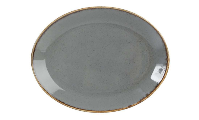 Porland Seasons Dark Gray Блюдо овальне 310 мм
