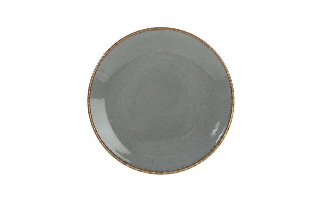 Porland Seasons Dark Gray Тарілка кругла 180 мм
