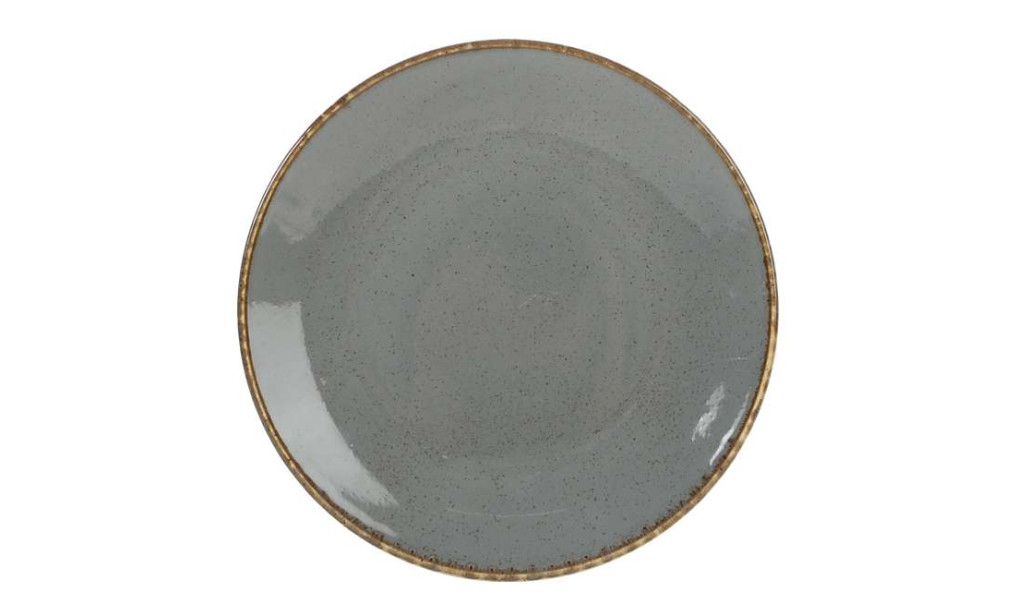 Porland Seasons Dark Gray Тарелка круглая 240 мм