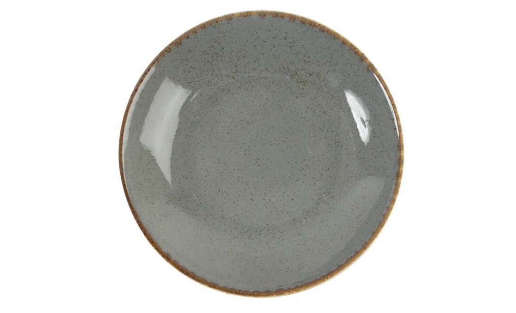 Porland Seasons Dark Gray Тарелка глубокая 210 мм, h-40 мм