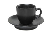 Porland Seasons Black Чашка кофейная с блюдцем 80 мл