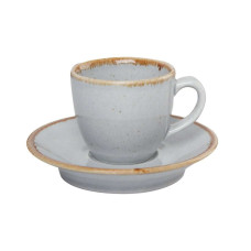 Porland Seasons Grey Чашка кавова 80 мл з блюдцем