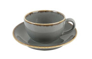Porland Seasons Dark Gray Чашка чайна з блюдцем 200 мл