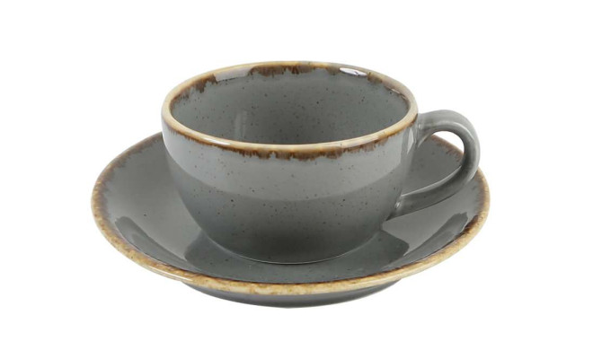 Porland Seasons Dark Gray Чашка чайна з блюдцем 200 мл