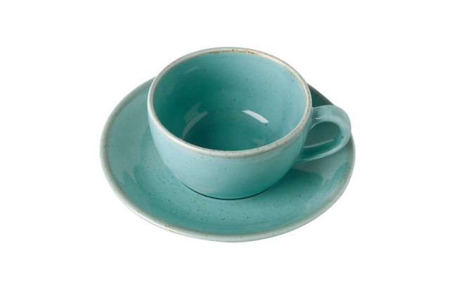Porland Seasons Turquoise Чашка чайна 200 мл з блюдцем 160 мм в наборі
