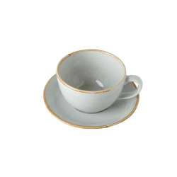 Porland Seasons Grey Чашка чайна 320 мл з блюдцем