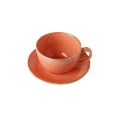 Porland Seasons Orange Чашка чайна 320 мл з блюдцем 160 мм в наборі