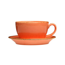 Porland Seasons Orange Чашка чайна 320 мл з блюдцем 160 мм в наборі