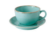 Porland Seasons Turquoise Чашка чайная 320 мл с блюдцем 160 мм в наборе