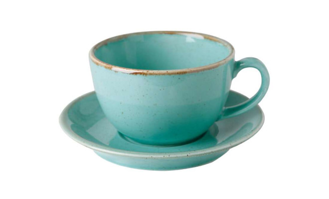 Porland Seasons Turquoise Чашка чайна 320 мл з блюдцем 160 мм в наборі