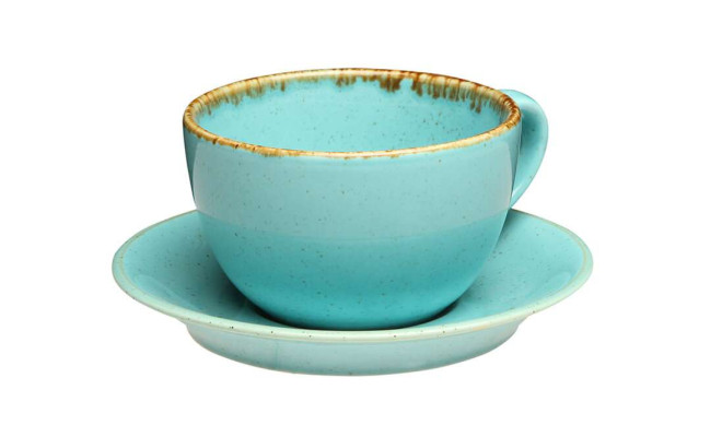 Porland Seasons Turquoise Чашка чайна 320 мл з блюдцем 160 мм в наборі