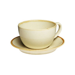 Porland Seasons Yellow Чашка чайна 320 мл з блюдцем