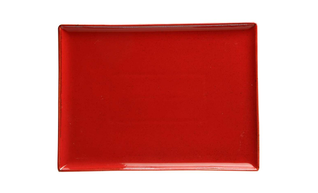 Porland Seasons Red Тарілка прямокутна 270х210 мм