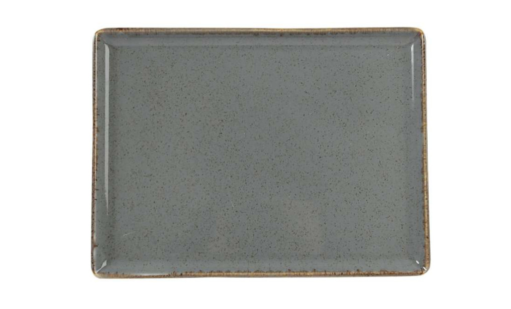 Porland Seasons Dark Gray Тарілка прямокутна 350x260 мм